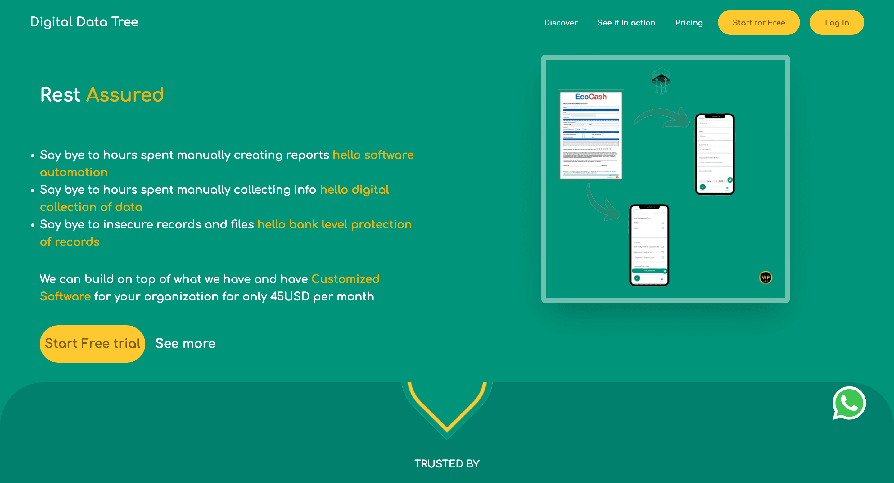 Digital Data Tree Web App